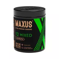 Maxus Mixed презервативы из натурального латекса 12 шт