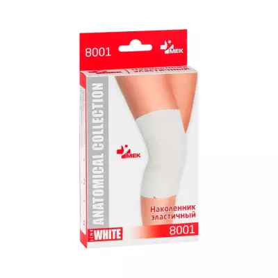 Бандаж фиксирующий коленный 8001 МЕК размер L бежевый 1 шт МедЕвроКомпани