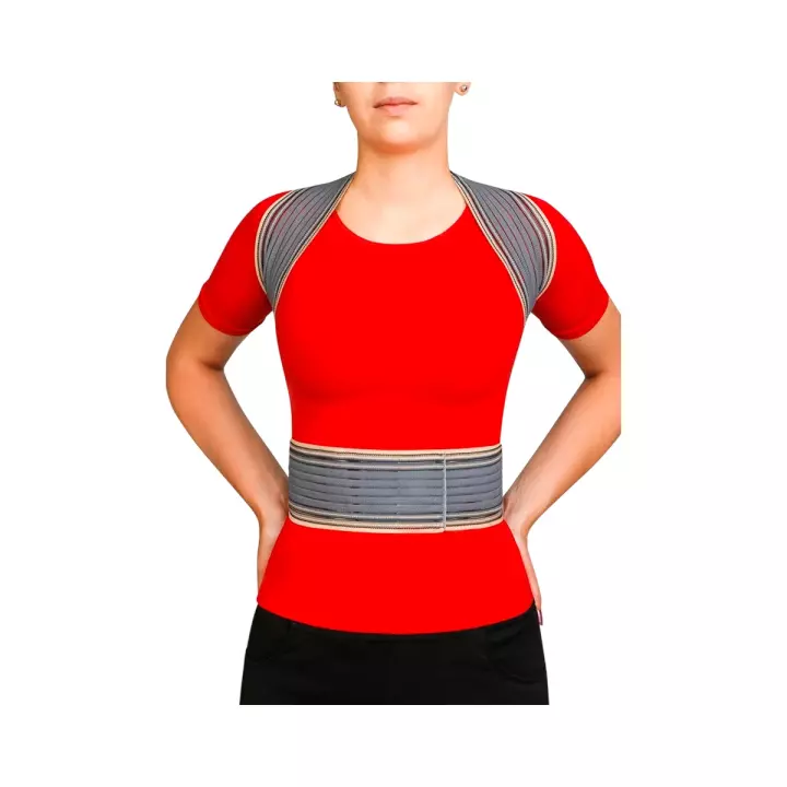 Корректор осанки 2002 МЕК размер L серый 1 шт МедЕвроКомпани