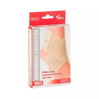 Бандаж голеностопа 9001 МЕК размер L бежевый 1 шт МедЕвроКомпани