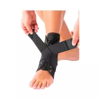 Бандаж голеностопа с боковыми ребрами жесткости 9003 МЕК размер M черный 1 шт МедЕвроКомпани