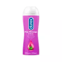 Durex Play Massage 2 in 1 интимный гель-смазка с алоэ вера 200 мл флакон 1 шт