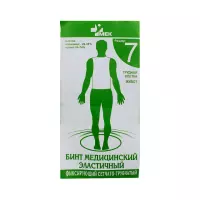 Бинт эластичный фиксирующий сетчато-трубчатый №7 100 см 1 шт МедЕвроКомпани