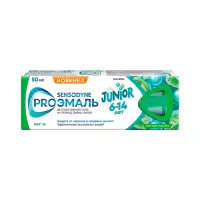 Sensodyne Proэмаль Junior Мятная жвачка зубная паста детская 50 мл туба 1 шт