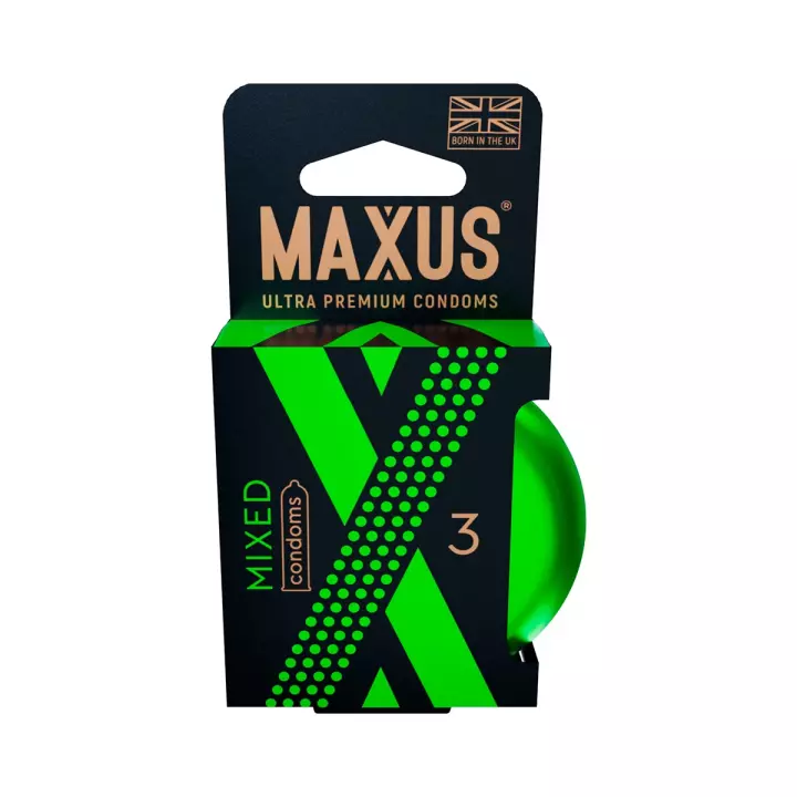 Maxus Mixed презервативы из натурального латекса 3 шт