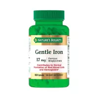 Легкодоступное железо 17 мг капсулы 501 мг 60 шт Naturе's Bounty