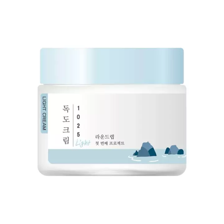 Round Lab 1025 Dokdo Light Cream легкий увлажняющий крем для лица 80 мл 1 шт