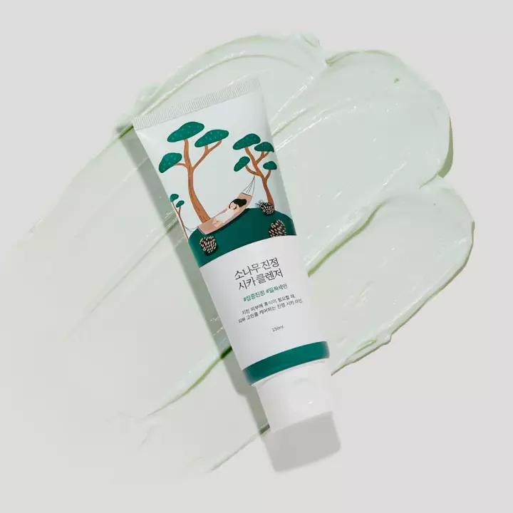 Round Lab Pine Calming Cica Cleanser успокаивающая очищающая пенка для лица 150 мл 1 шт