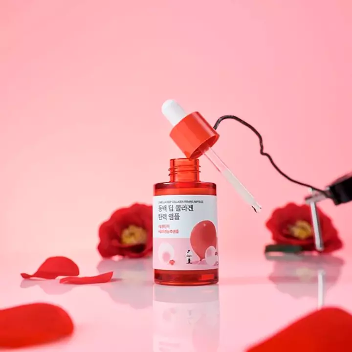 Round Lab Camellia Deep Collagen Firming Ampoule укрепляющая сыворотка для лица 30 мл 1 шт