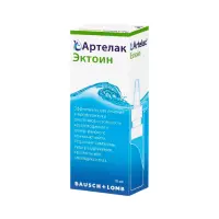 Артелак Эктоин раствор офтальмологический 10 мл флакон 1 шт Bausch+Lomb