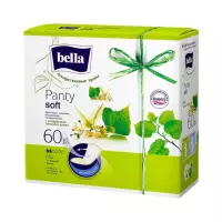 Bella Panty Soft Tilia прокладки женские ежедневные с экстрактом липового цвета 60 шт