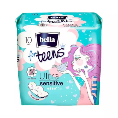 Bella for Teens Ultra Sensitive прокладки женские впитывающие ультратонкие 10 шт
