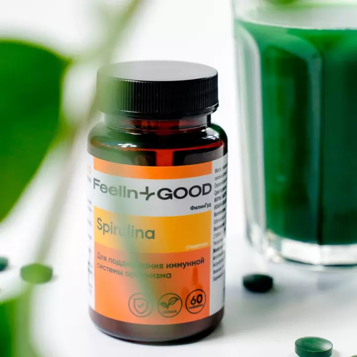 ФилинГуд Спирулина Платенсис 500 мг таблетки 1 г 60 шт