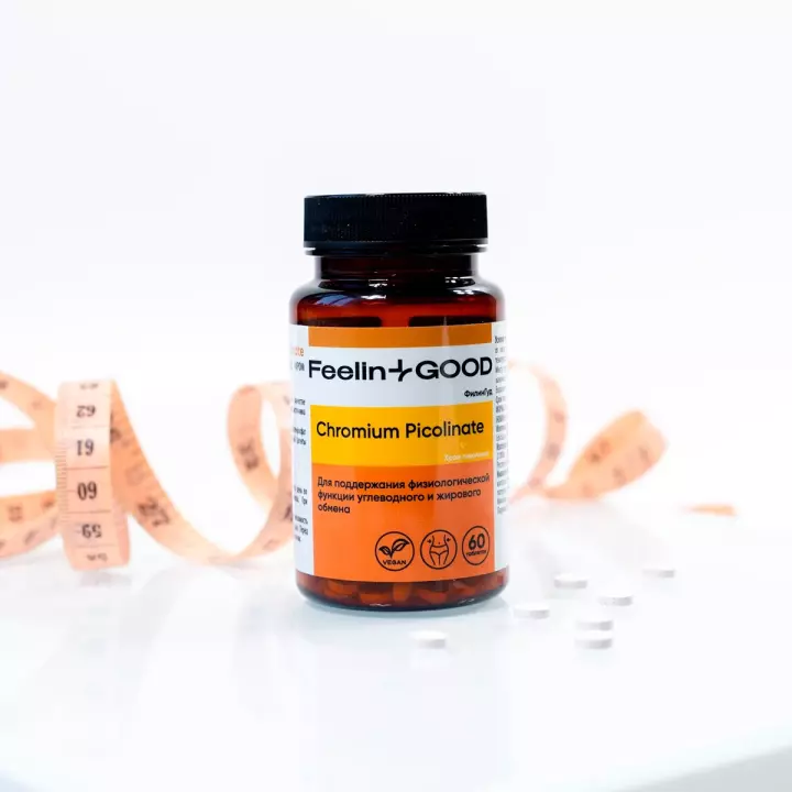ФилинГуд Хром (пиколинат) 200 мкг таблетки 180 мг 60 шт