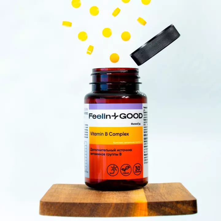ФилинГуд Комплекс витаминов группы В таблетки 0,19 г 30 шт