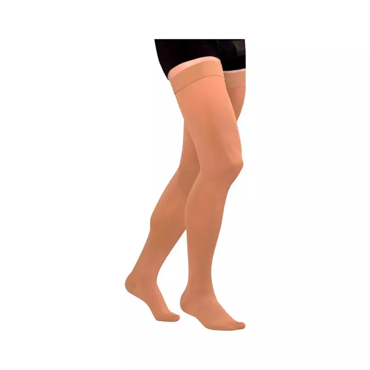 Чулки медицинские компрессионные Польза 4002 с мыском 2 класса компрессии рост 1 размер 3 бежевый 1 шт