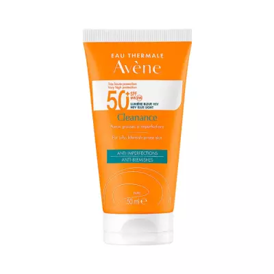 Avene Cleanance солнцезащитный флюид для проблемной кожи SPF 50+ 50 мл 1 шт