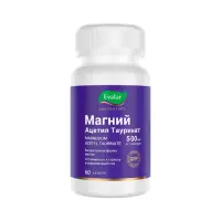 Магний ацетил тауринат 500 мг капсулы 0,56 г 60 шт Эвалар