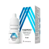 Тобрекс 3 мг/мл капли глазные 5 мл флакон-капельница 1 шт