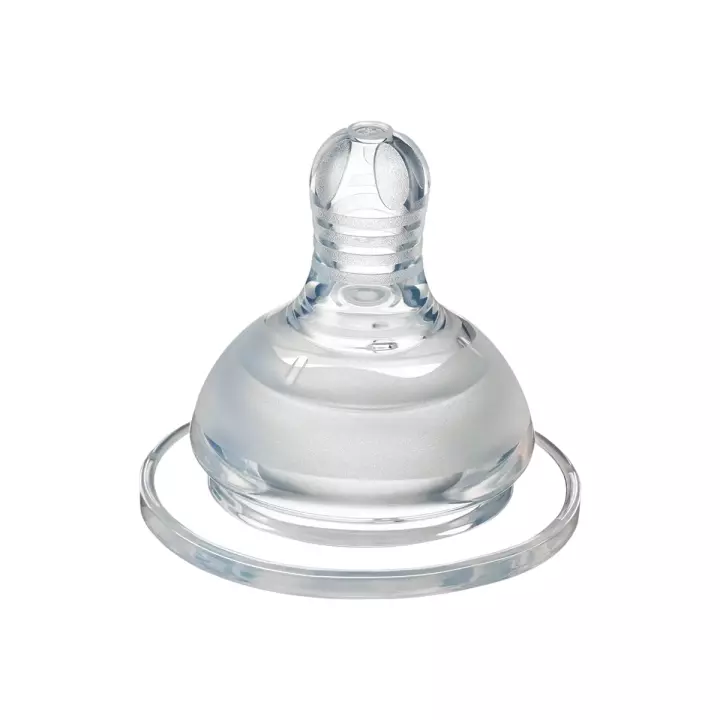 BeBaby соска молочная силиконовая арт. R-02S-XL быстрый поток от 10 месяцев 1 шт