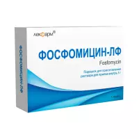 Фосфомицин-ЛФ 3 г порошок для приготовления раствора для приема внутрь пакет 1 шт
