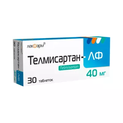 Телмисартан-ЛФ 40 мг таблетки 30 шт