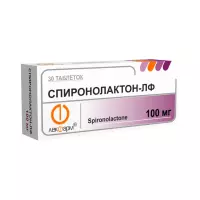 Спиронолактон-ЛФ 100 мг таблетки 30 шт