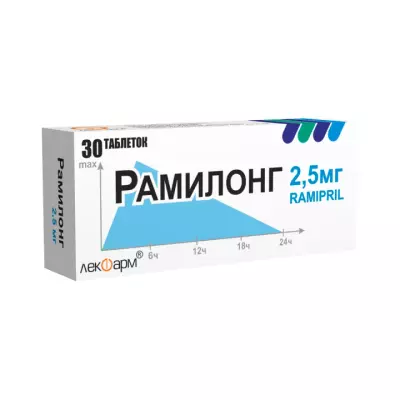 Рамилонг 2,5 мг таблетки 30 шт
