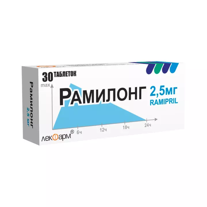Рамилонг 2,5 мг таблетки 30 шт