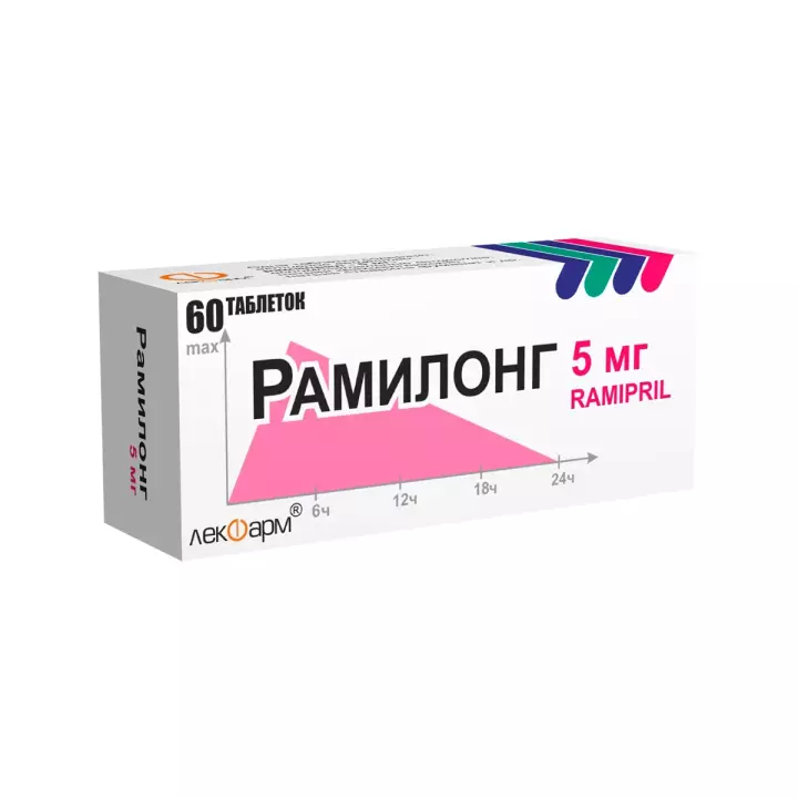 Рамилонг 5 мг таблетки 60 шт