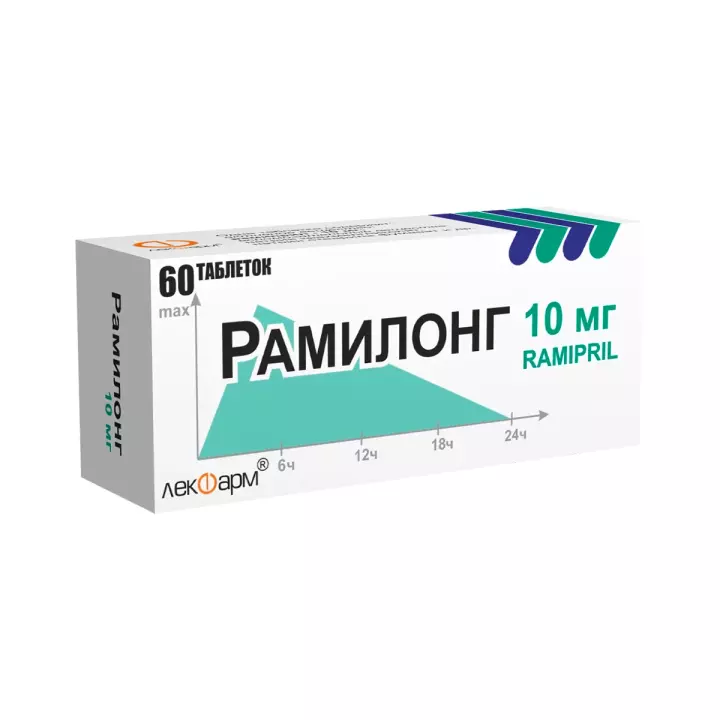 Рамилонг 10 мг таблетки 60 шт