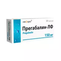 Прегабалин-ЛФ 150 мг капсулы 30 шт