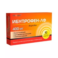 Ибупрофен-ЛФ 400 мг порошок для приготовления раствора для приема внутрь 4,13 г пакет 10 шт