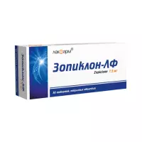 Зопиклон-ЛФ 7,5 мг таблетки покрытые оболочкой 30 шт