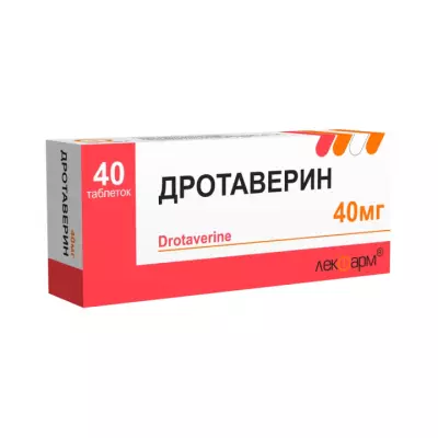 Дротаверин 40 мг таблетки 40 шт