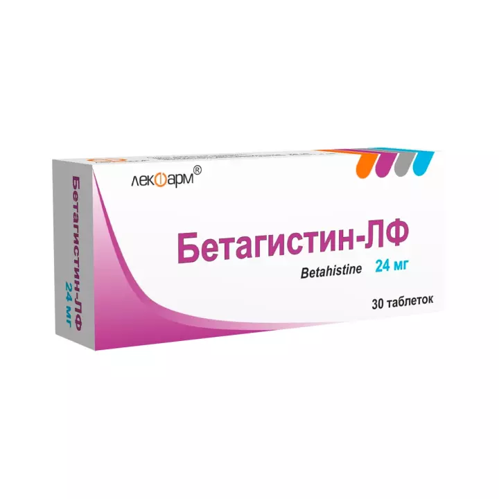 Бетагистин-ЛФ 24 мг таблетки 30 шт