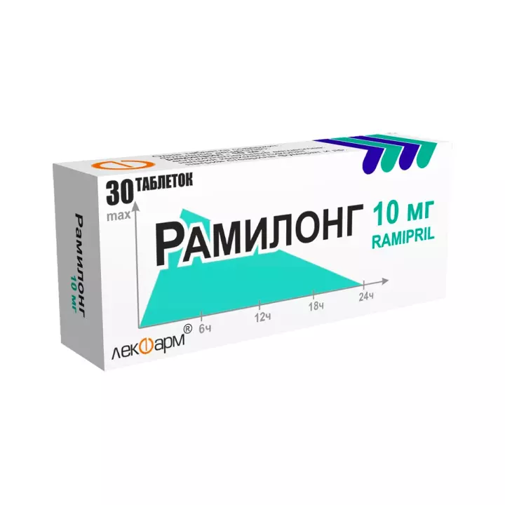 Рамилонг 10 мг таблетки 30 шт