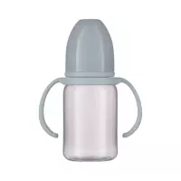 Пома бутылочка с ручками арт. 8310 с силиконовой молочной соской (средний поток) от 4 месяцев 140 мл 1 шт