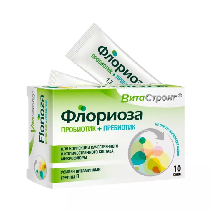Витастронг Флориоза порошок 1,7 г саше 10 шт Sun Pharma