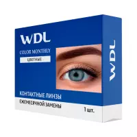 WDL Color Monthly Gray -5,50 BC 8.6 линзы контактные мягкие 1 шт