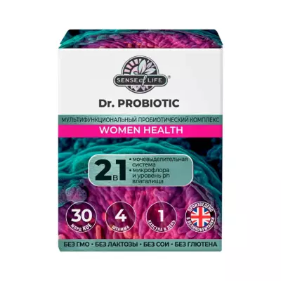 Sense of Life Dr. Probiotic Женское здоровье капсулы 600 мг 30 шт