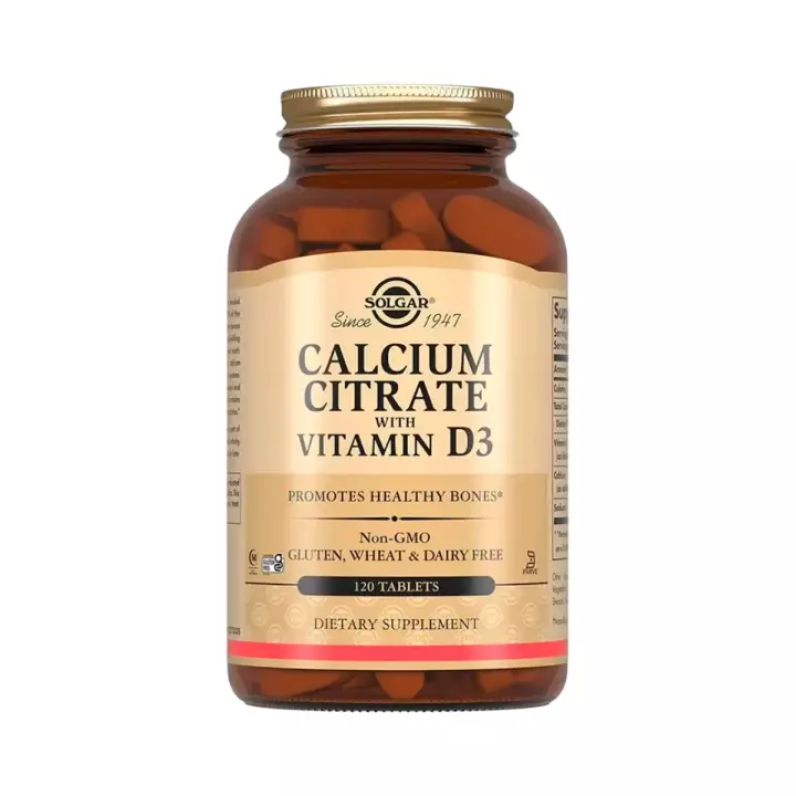 Цитрат кальция с витамином D3 таблетки 1602 мг 120 шт Solgar