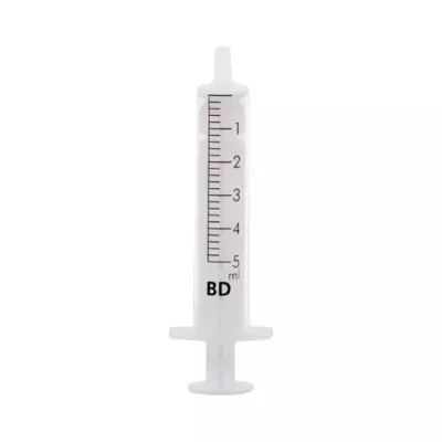Шприц двухкомпонентный BD Discardit II 5 мл с иглой 22G 1 шт