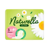 Naturella Ultra Camomile Maxi прокладки женские впитывающие ароматизированные с крылышками 8 шт