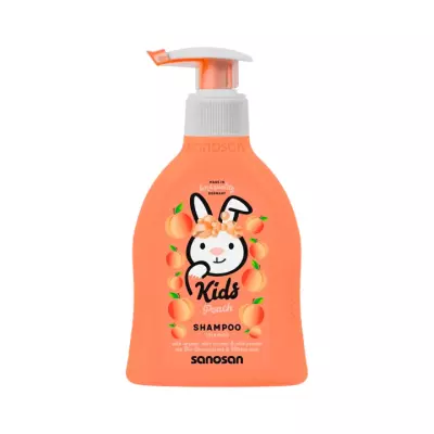 Sanosan Kids Shampoo Peach детский шампунь с ароматом персика 200 мл 1 шт